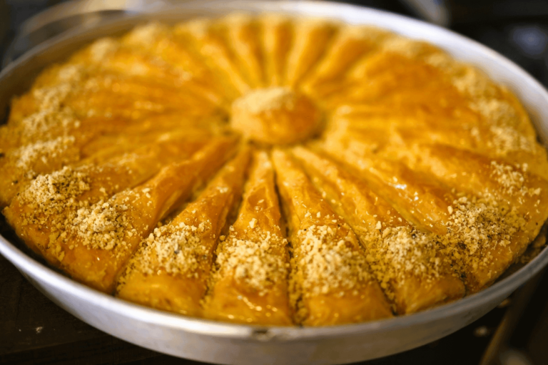 Traditional Greek Baklava – A Sweet, Crispy, and Nutty Pastry